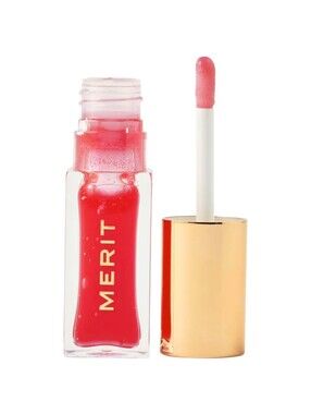 Merit Shade Slick Gelee Liquid Lip Tint in Maraschino Red